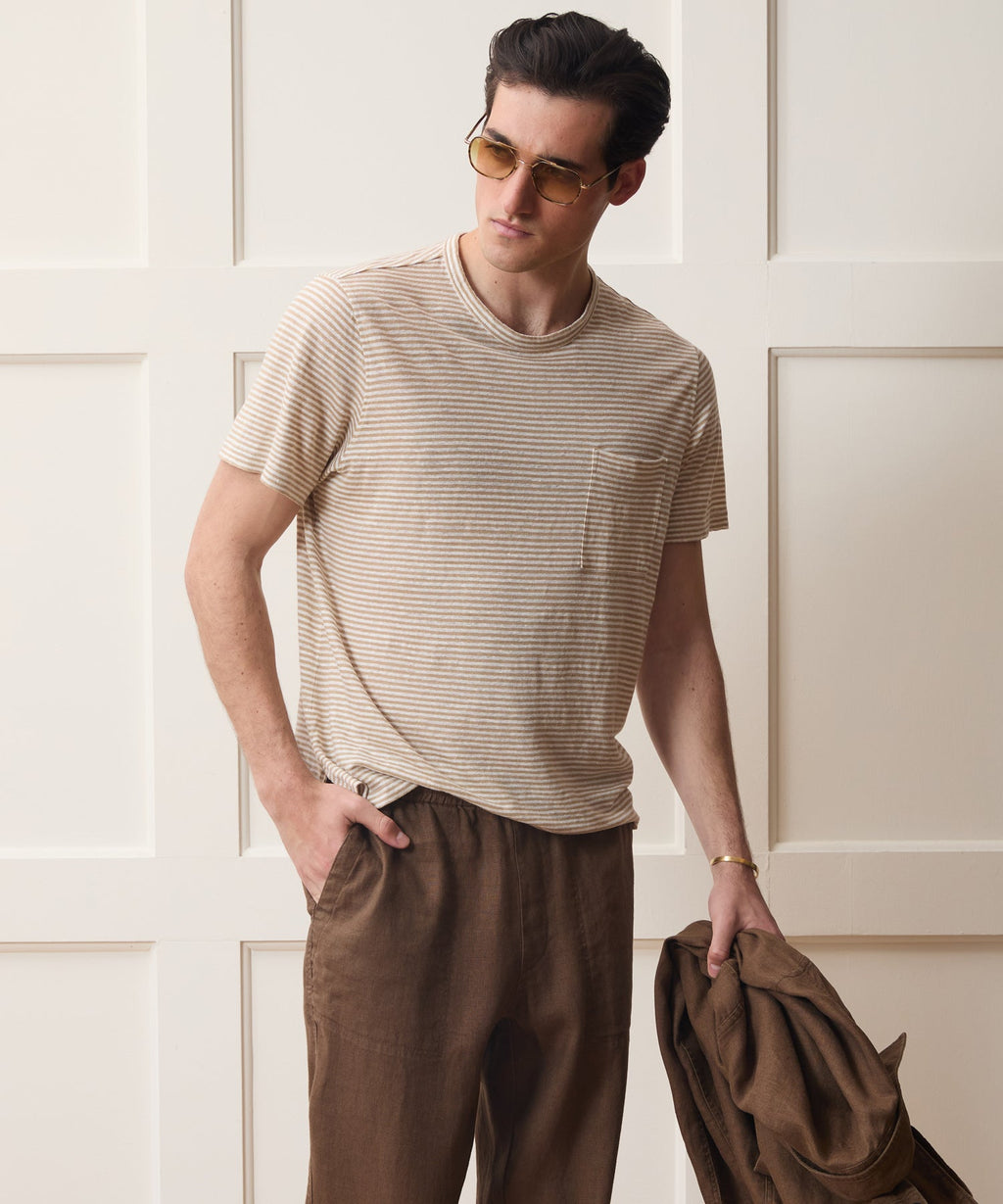 Linen Pocket Tee