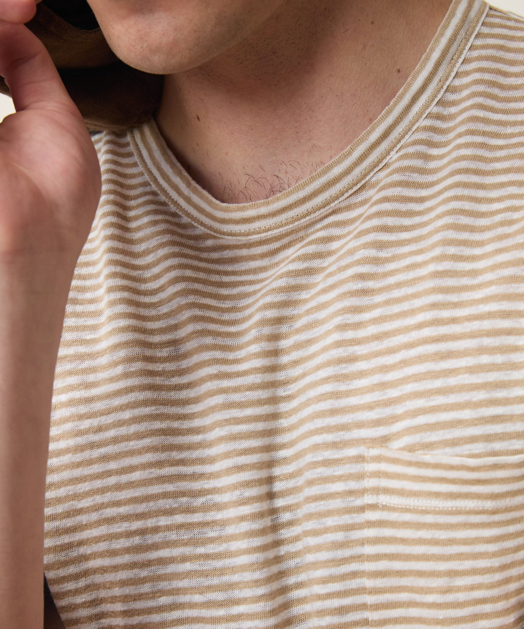 Linen Pocket Tee