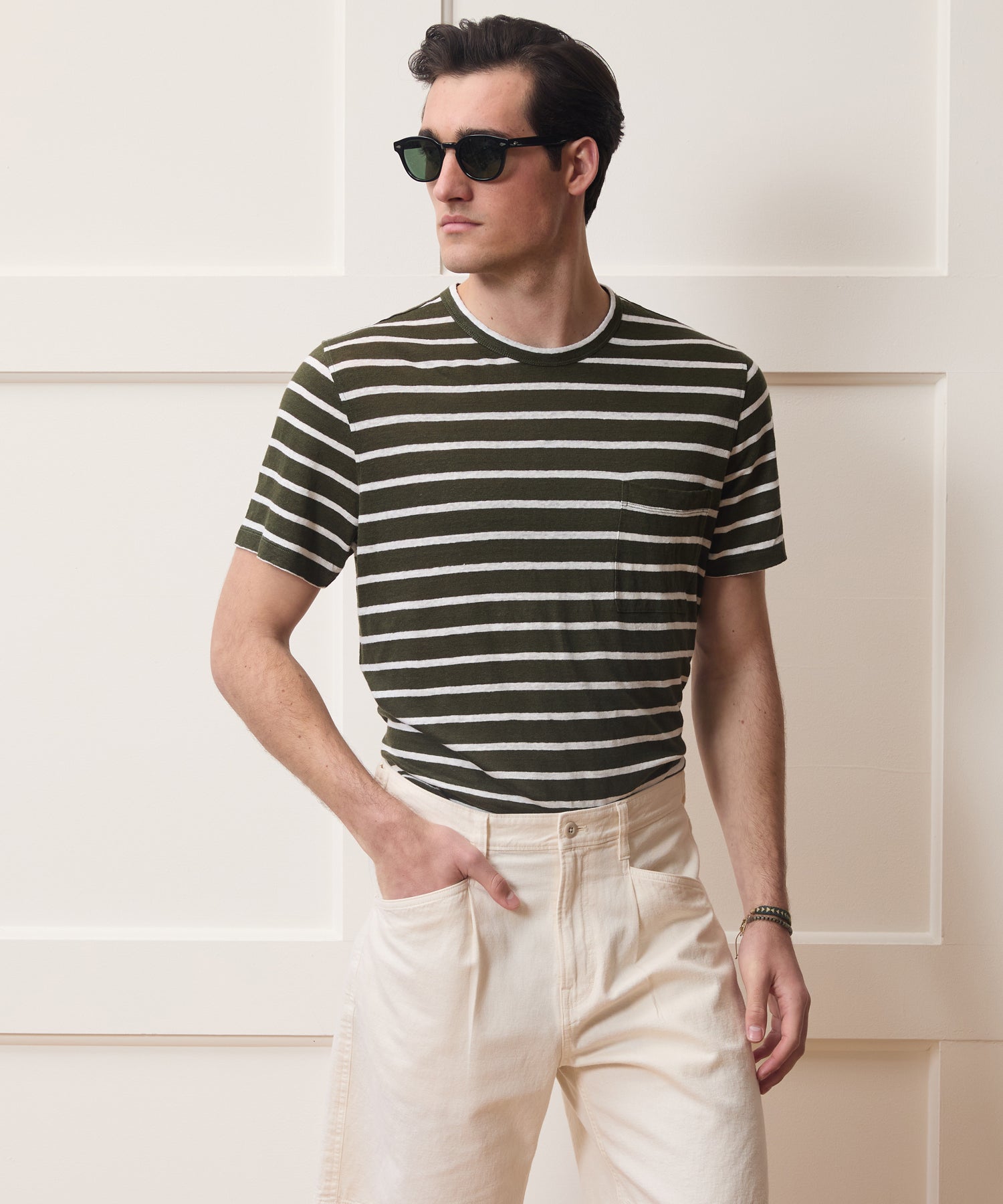 Linen Pocket Tee