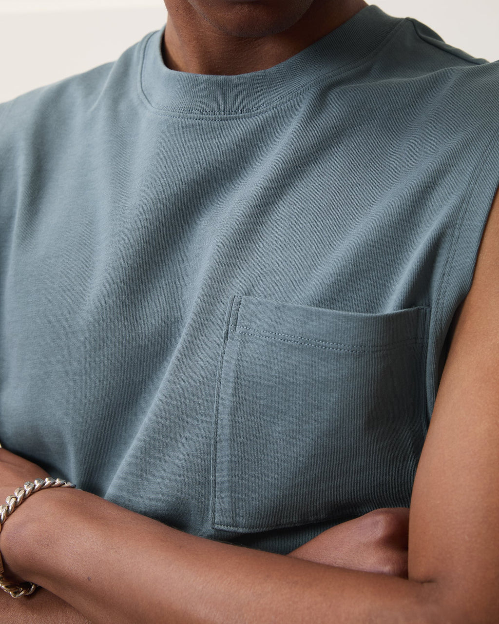Boxy Jersey Muscle Tank
