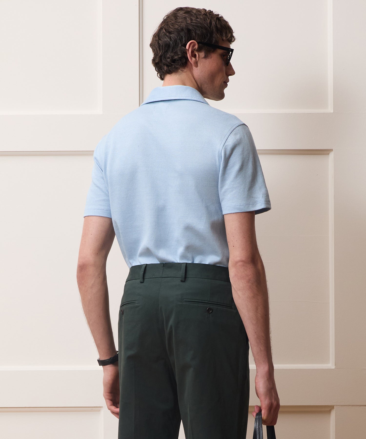 Italian Linen-Cotton Knit Shirt