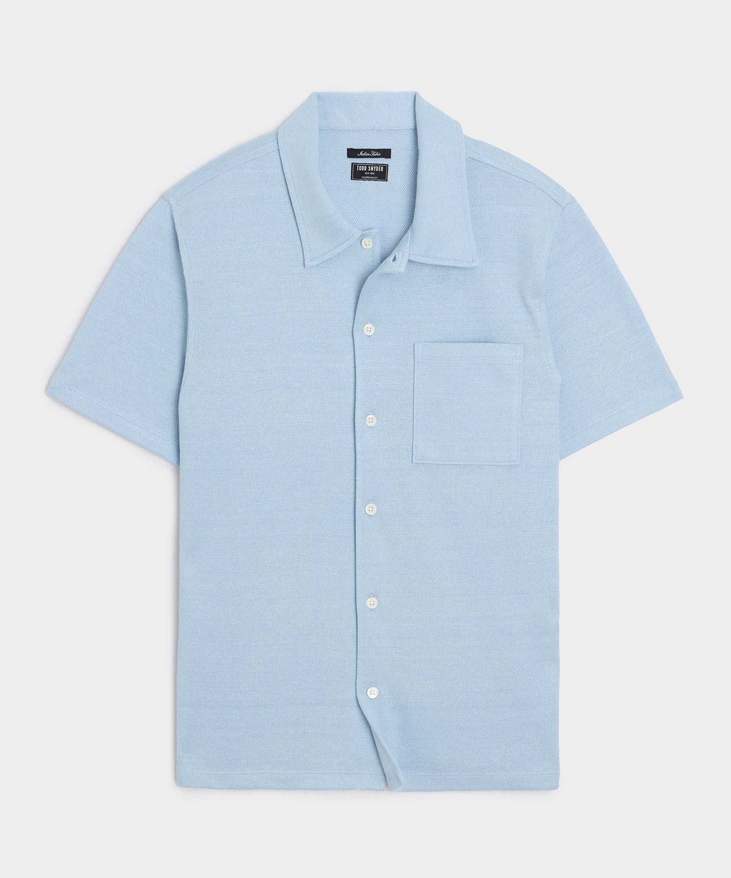 Italian Linen-Cotton Knit Shirt