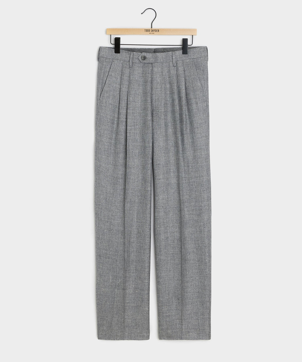 Italian Linen-Wool Wythe Trouser