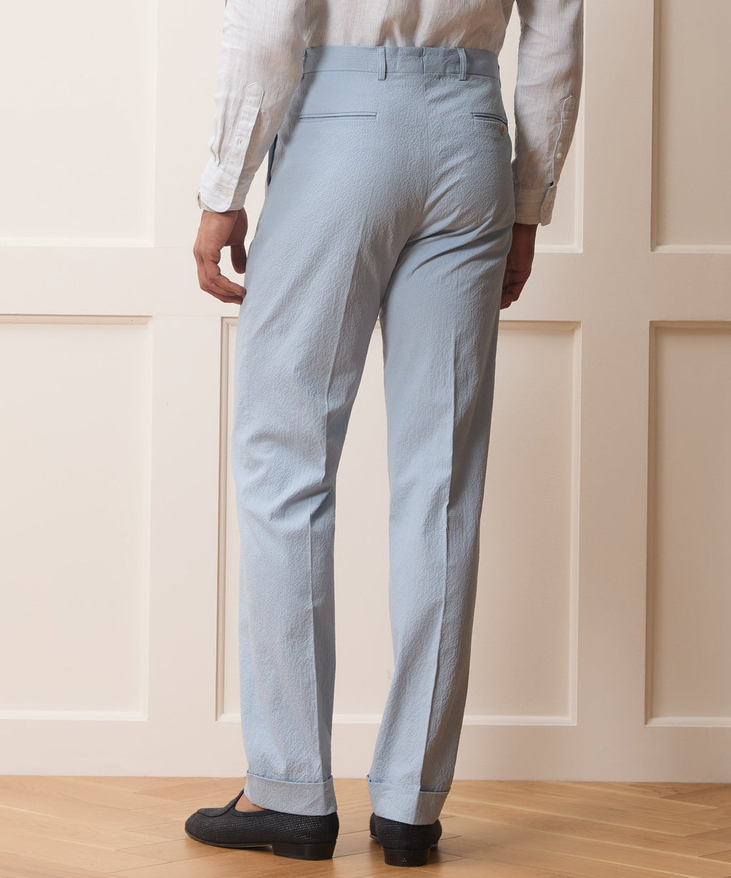 Italian Seersucker Madison Trouser