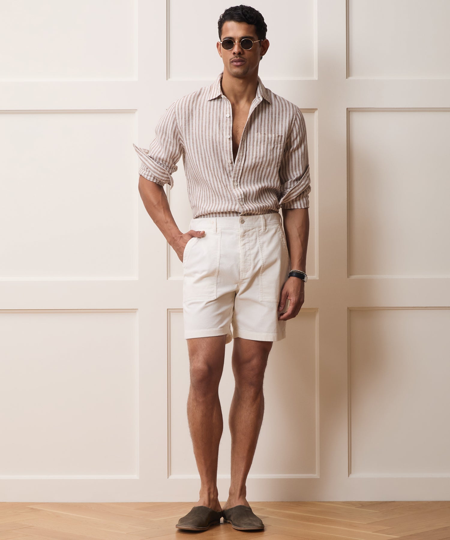 7" Corduroy Camp Short