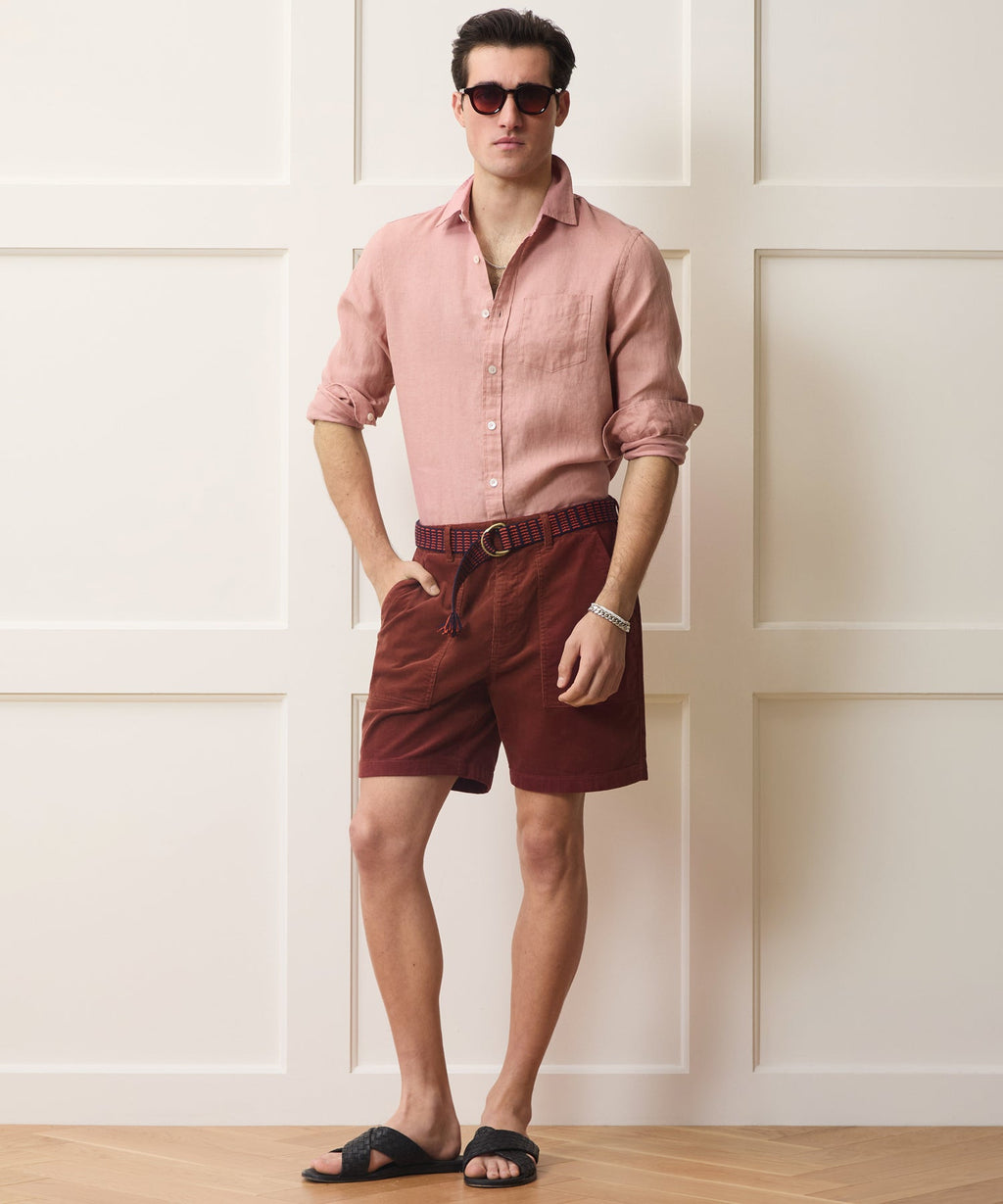7" Corduroy Camp Short