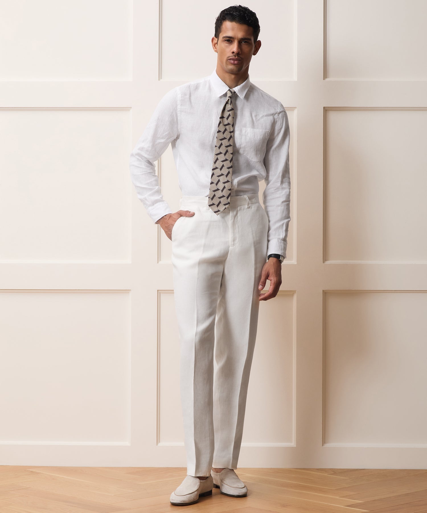 Italian Linen Sutton Trouser