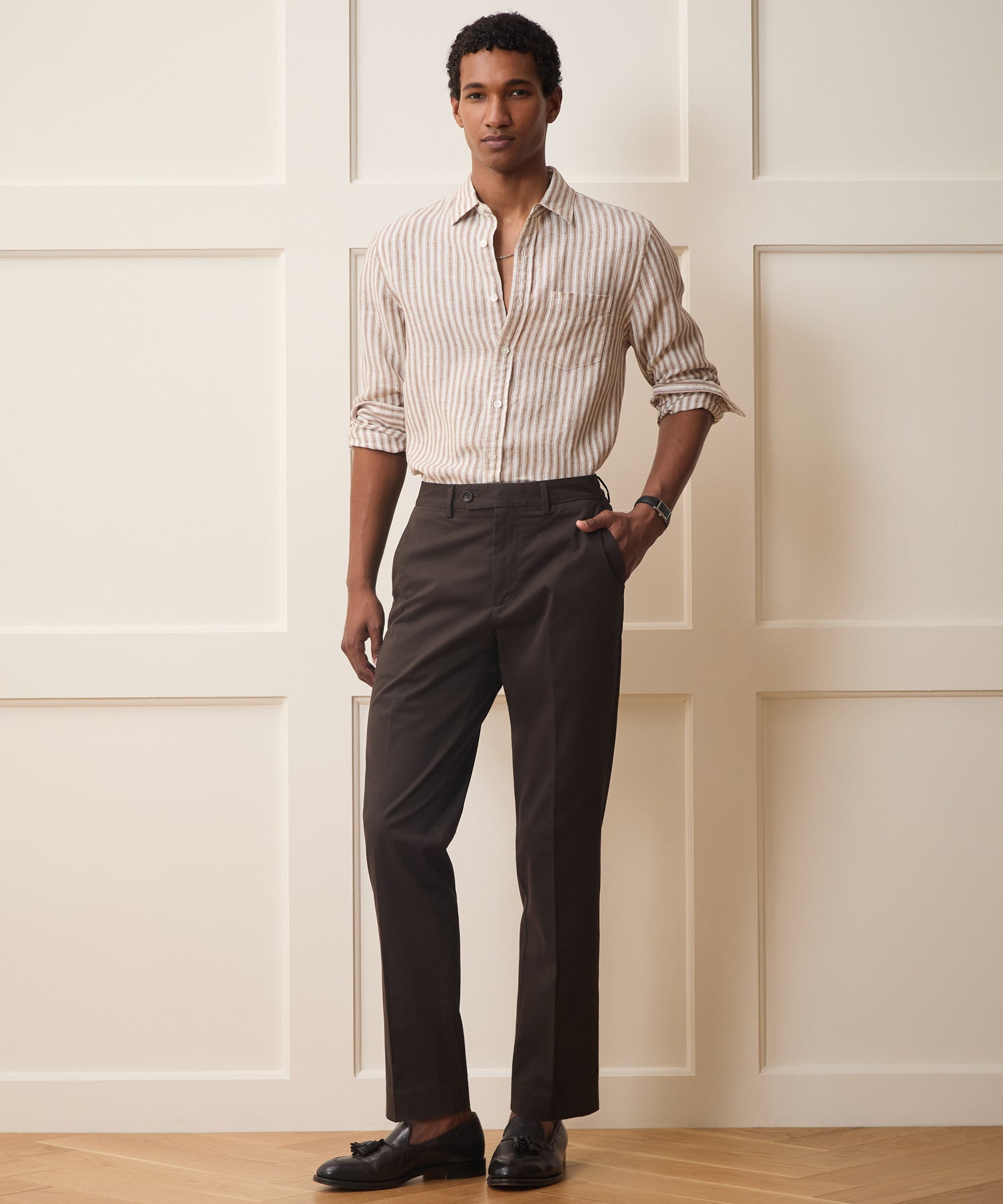 Italian Brushed Cotton Sutton Trouser