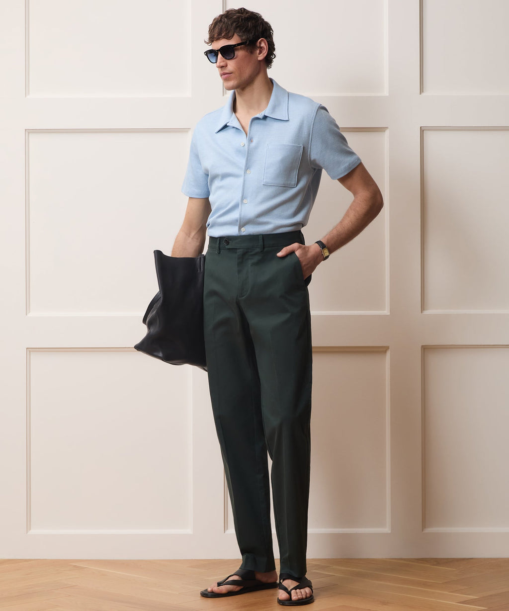 Italian Brushed Cotton Sutton Trouser