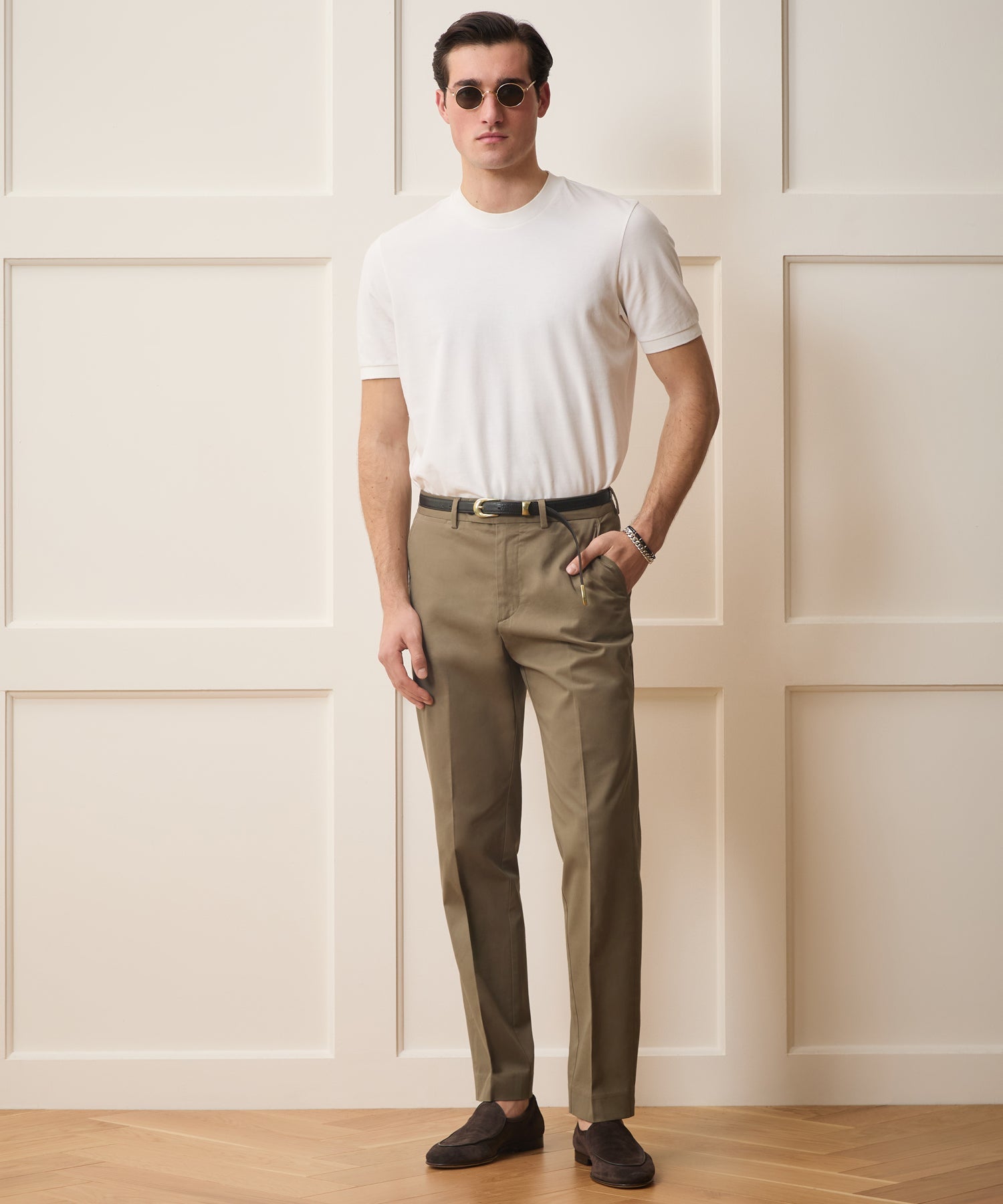 Italian Brushed Cotton Sutton Trouser