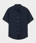 Irish Linen Point Collar Shirt