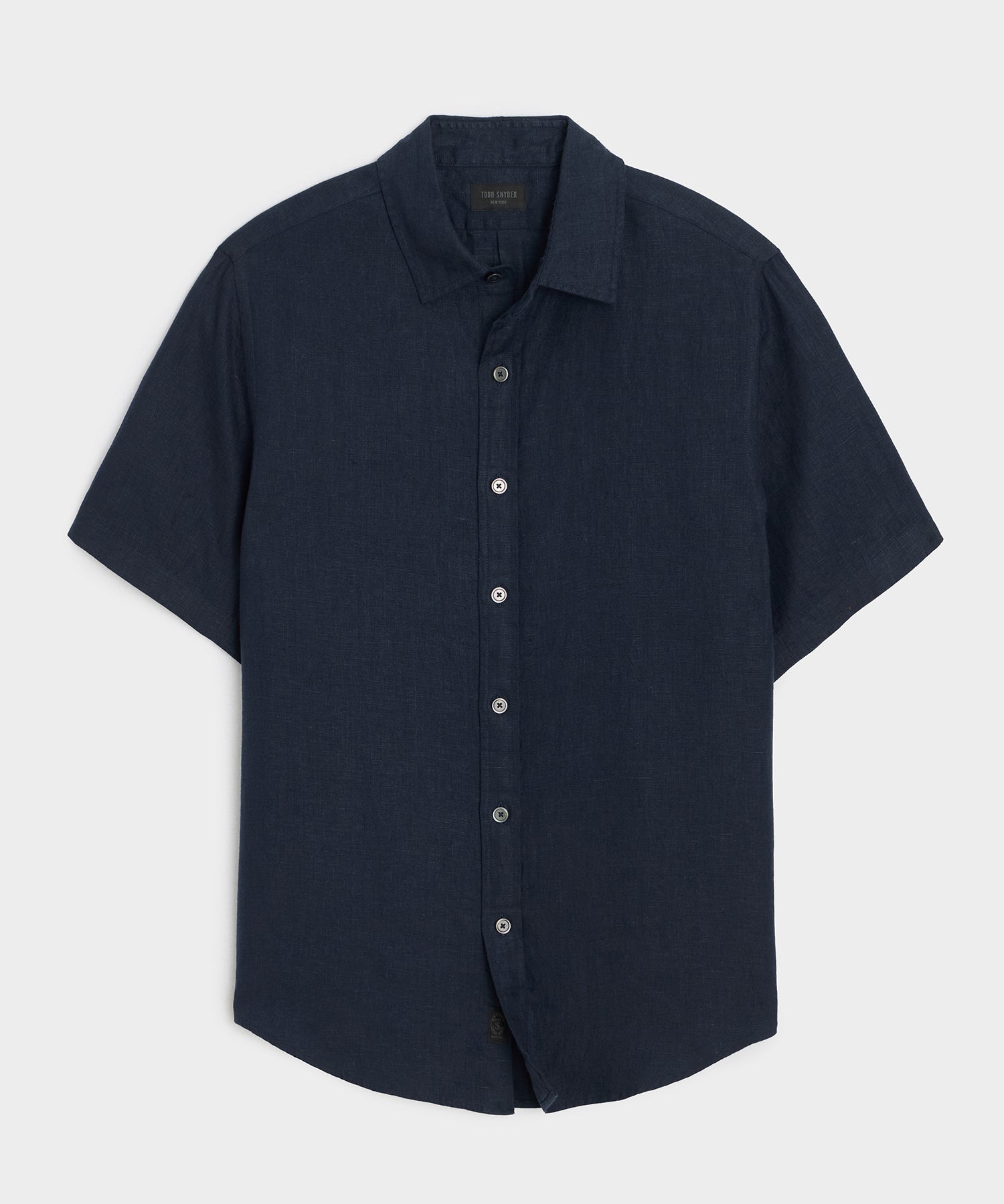 Irish Linen Point Collar Shirt