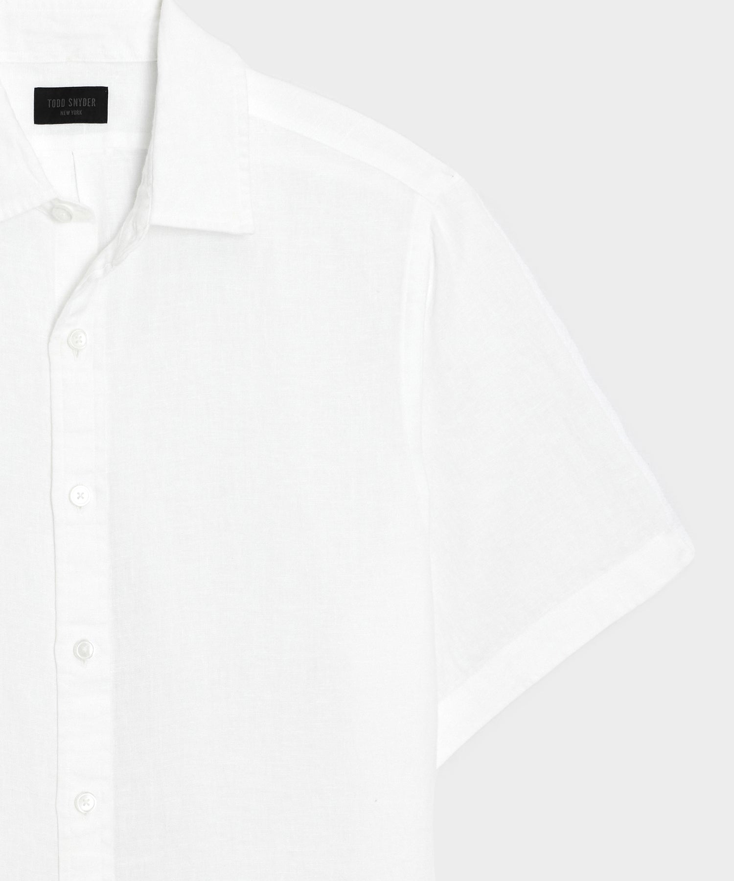 Irish Linen Point Collar Shirt