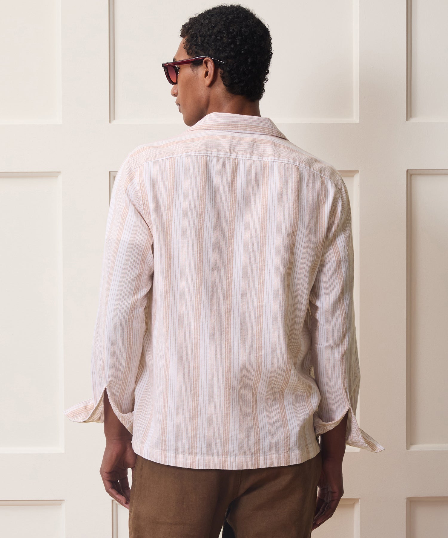 Cotton-Linen Guayabera Shirt