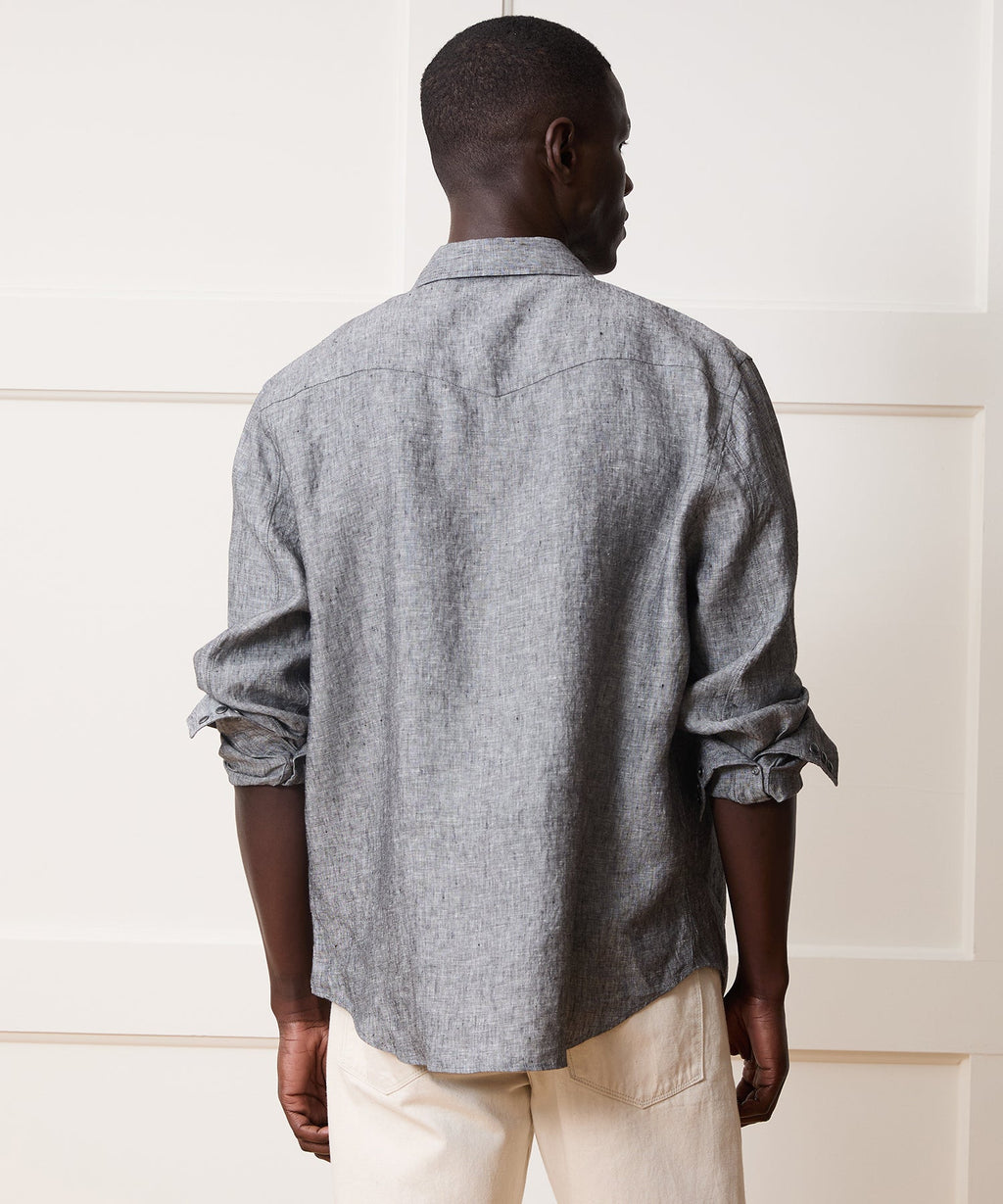 Linen Western Shirt