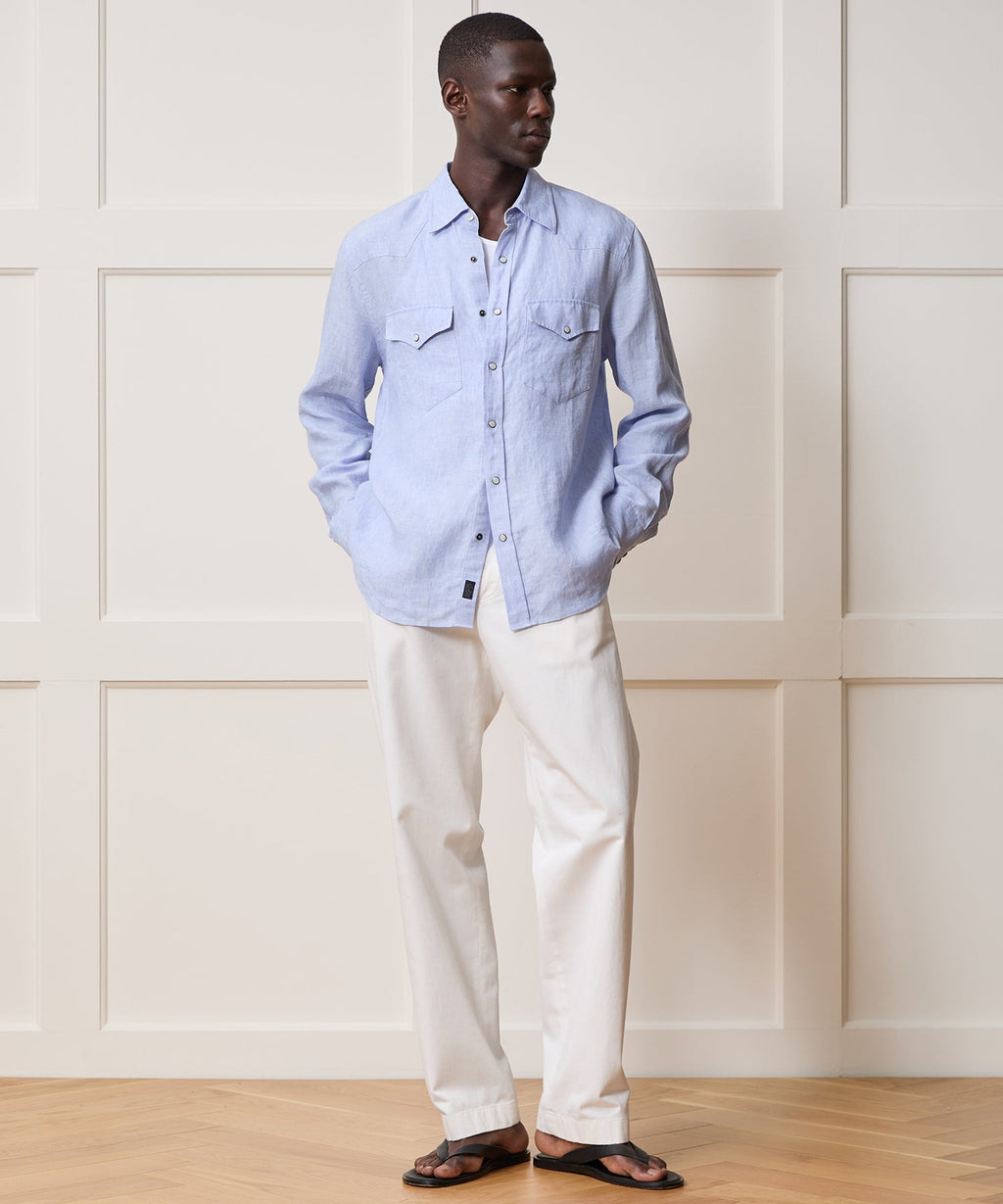 Linen Western Shirt