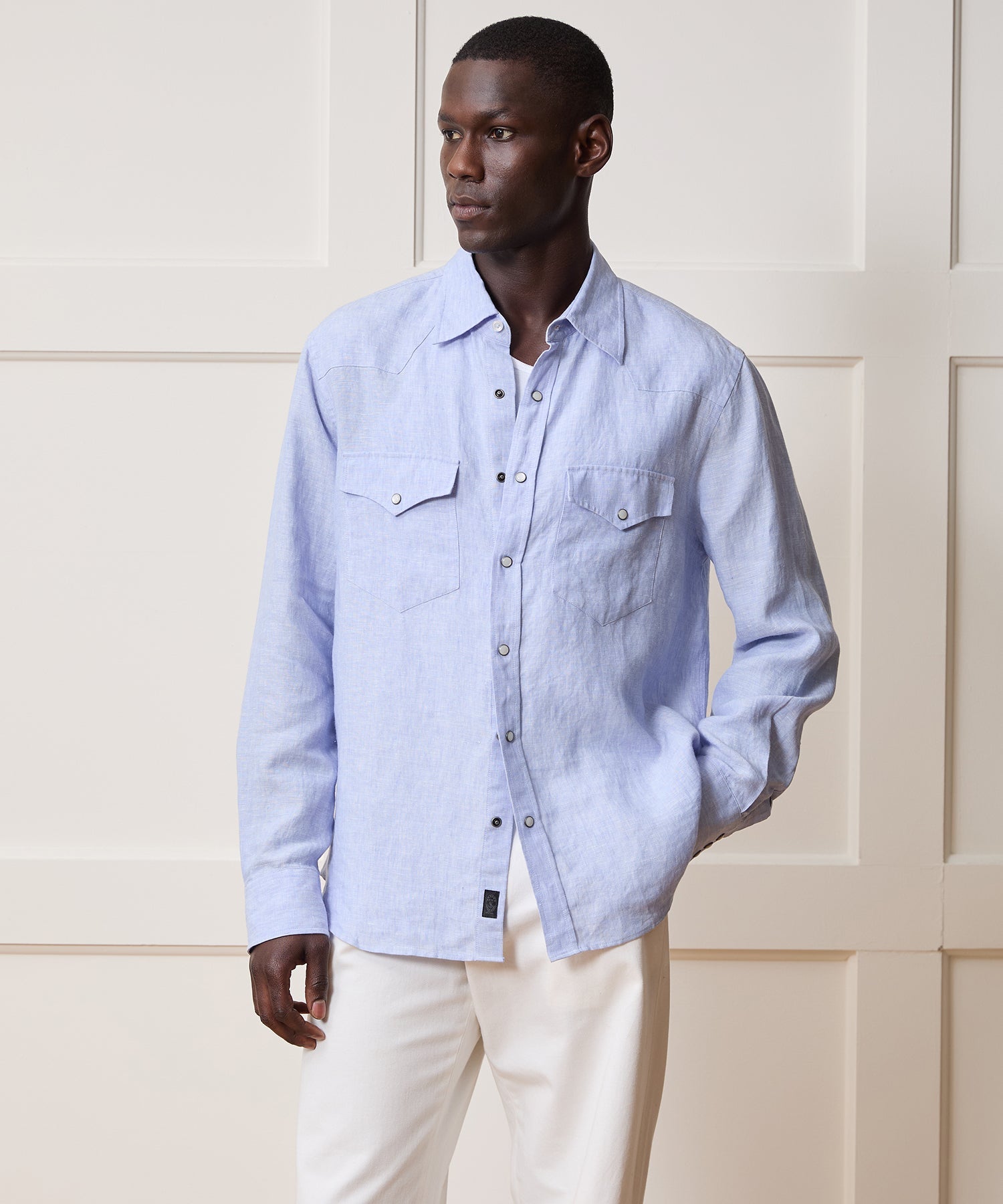 Linen Western Shirt