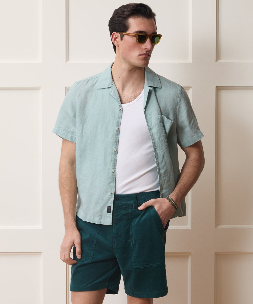Irish Linen Capri Shirt