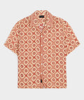 Embroidered Voile Capri Shirt