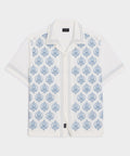 Embroidered Voile Capri Shirt