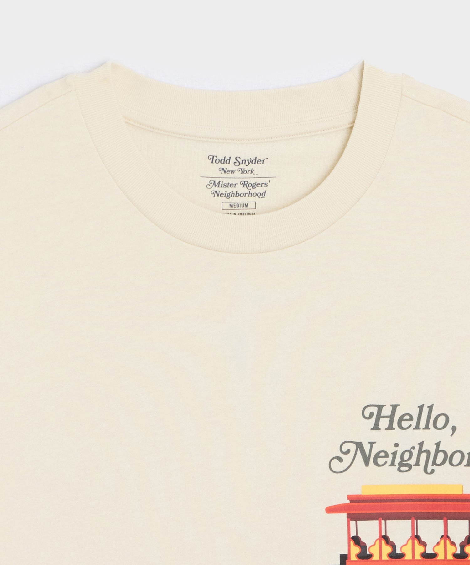 Todd Snyder x Mister Rogers' Neighborhood Trolley Tee