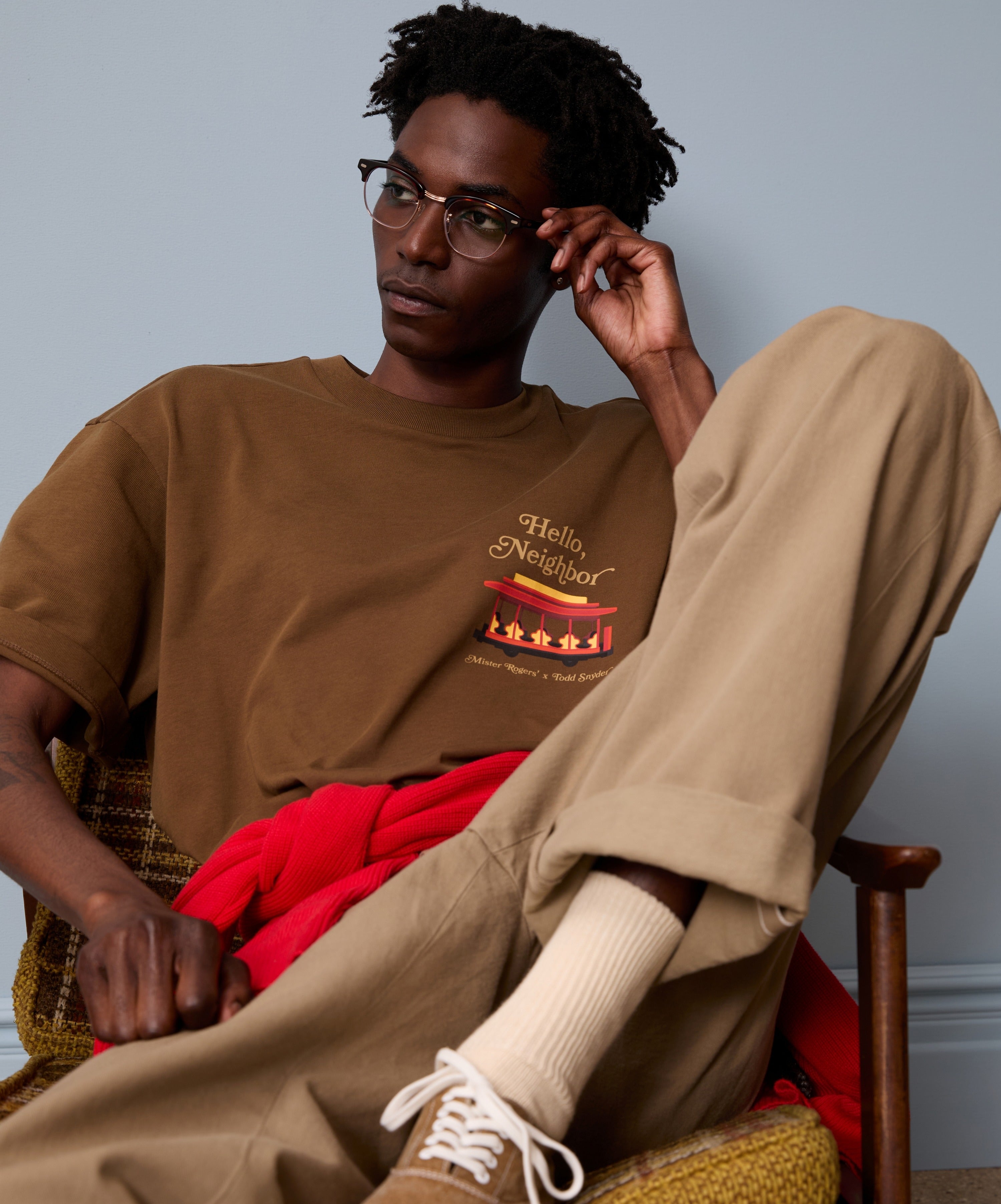 Todd Snyder x Mister Rogers' Neighborhood Trolley Tee