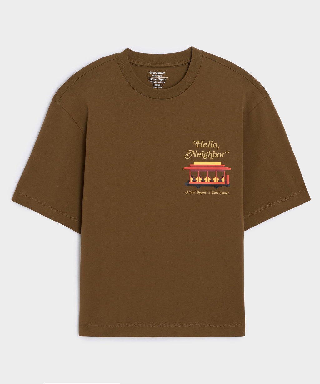 Todd Snyder x Mister Rogers' Neighborhood Trolley Tee