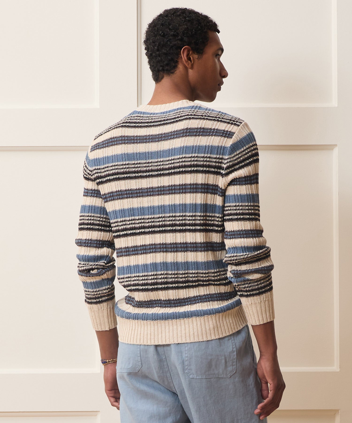 Linen Crewneck Sweater