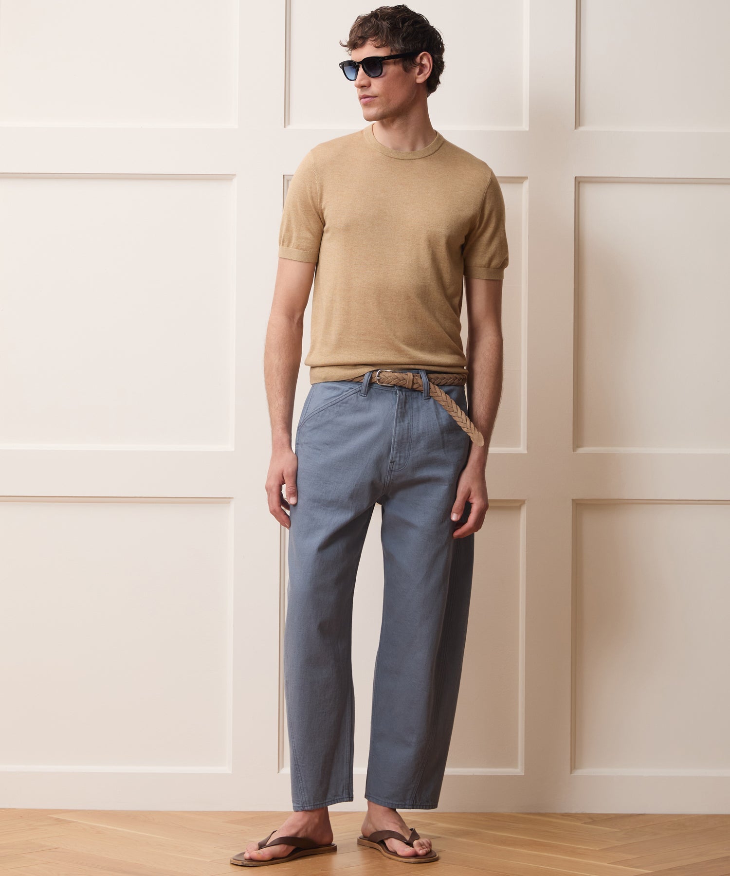 Silk-Cashmere Sweater Tee