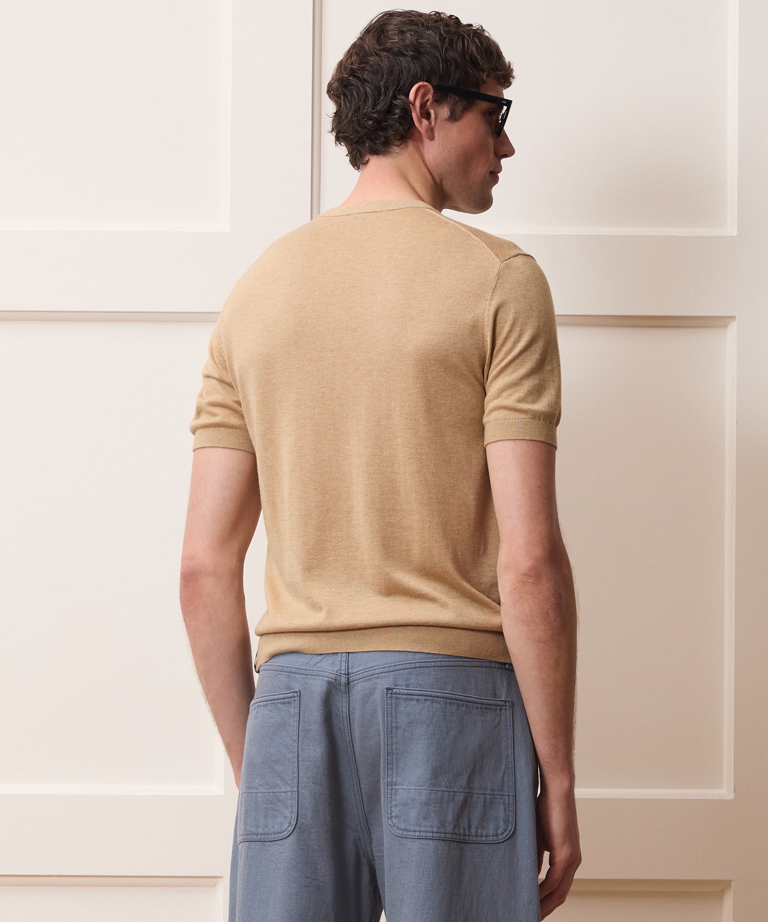 Silk-Cashmere Sweater Tee