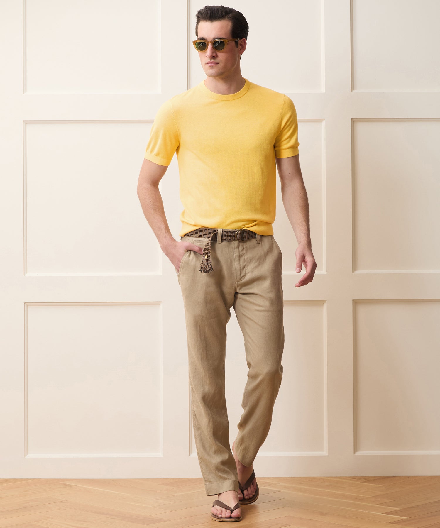 Silk-Cashmere Sweater Tee