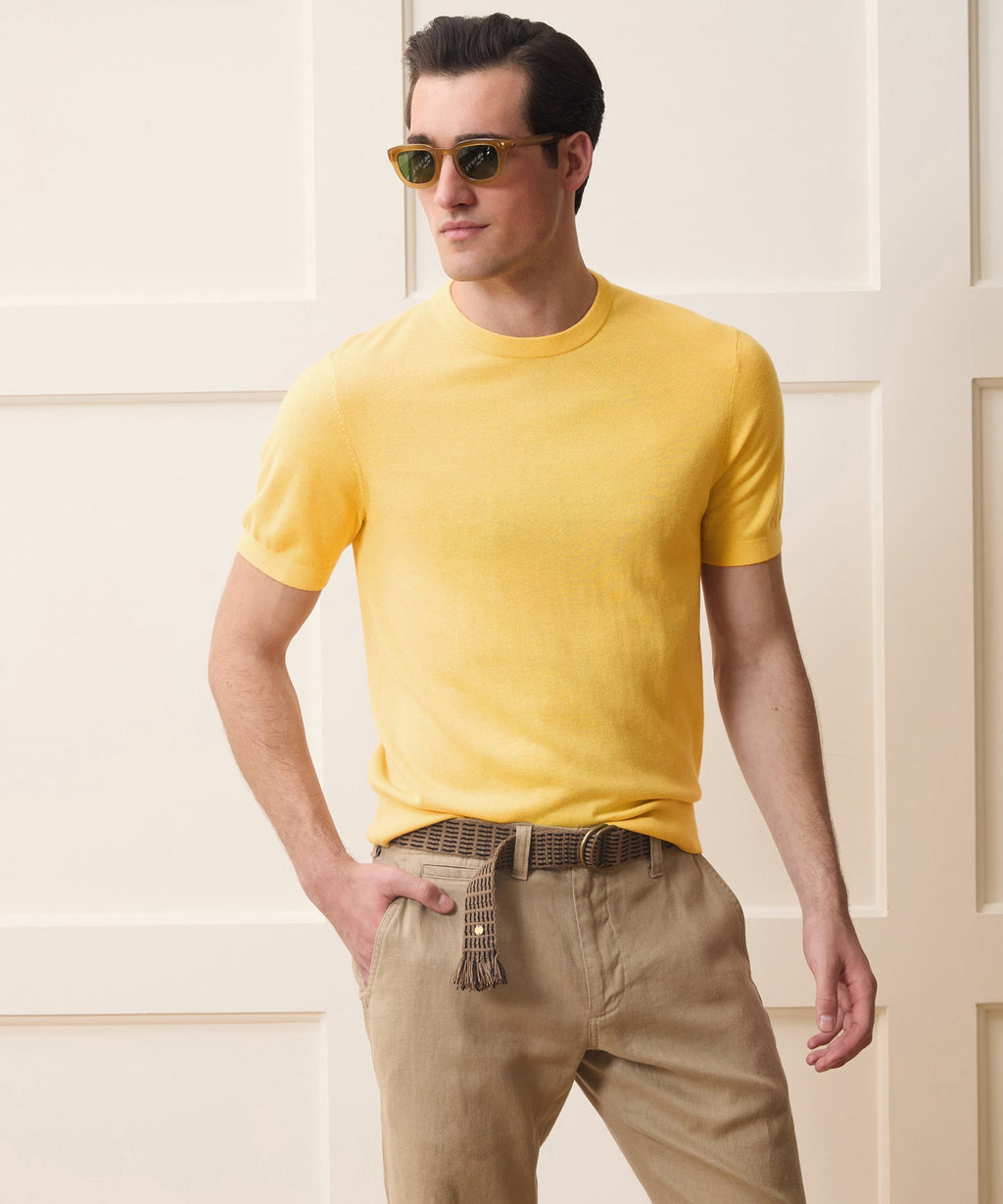 Silk-Cashmere Sweater Tee
