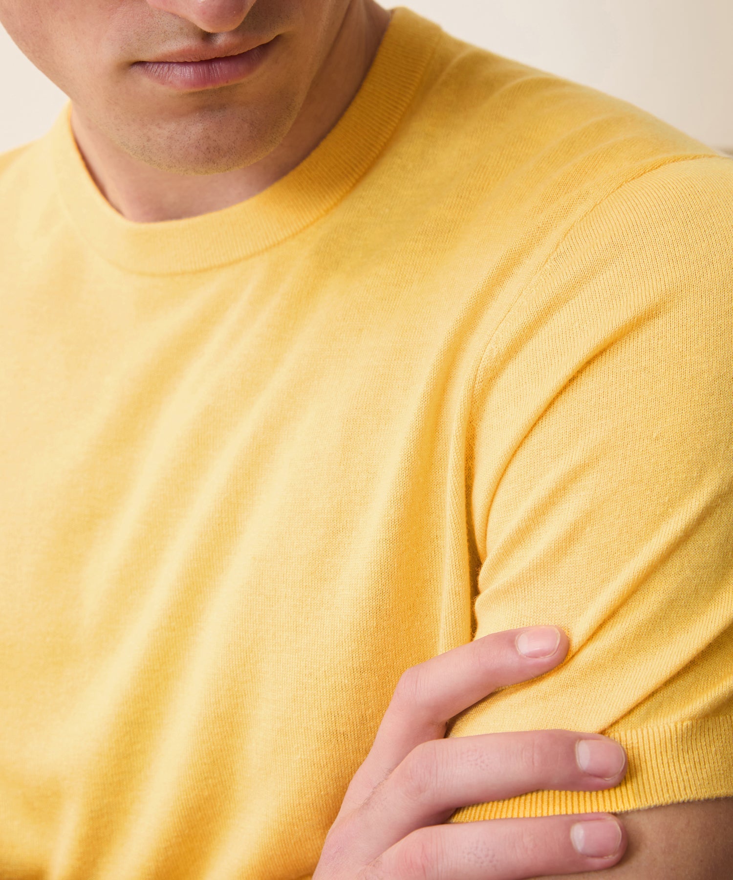 Silk-Cashmere Sweater Tee