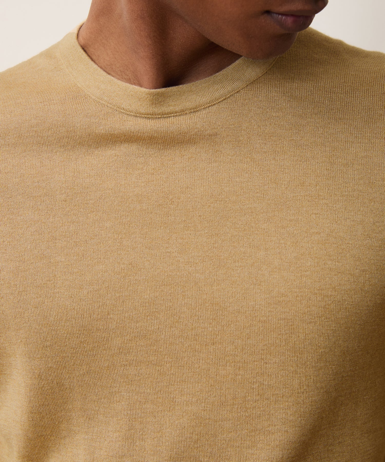 Silk-Cashmere Crewneck Sweater
