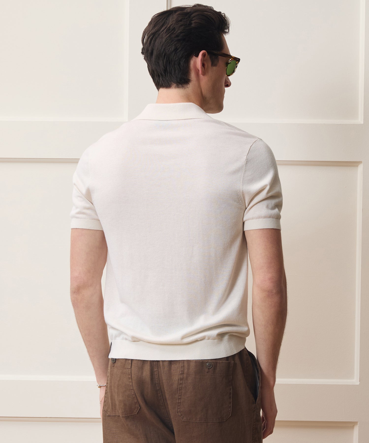 Silk-Cashmere Montauk Sweater Polo