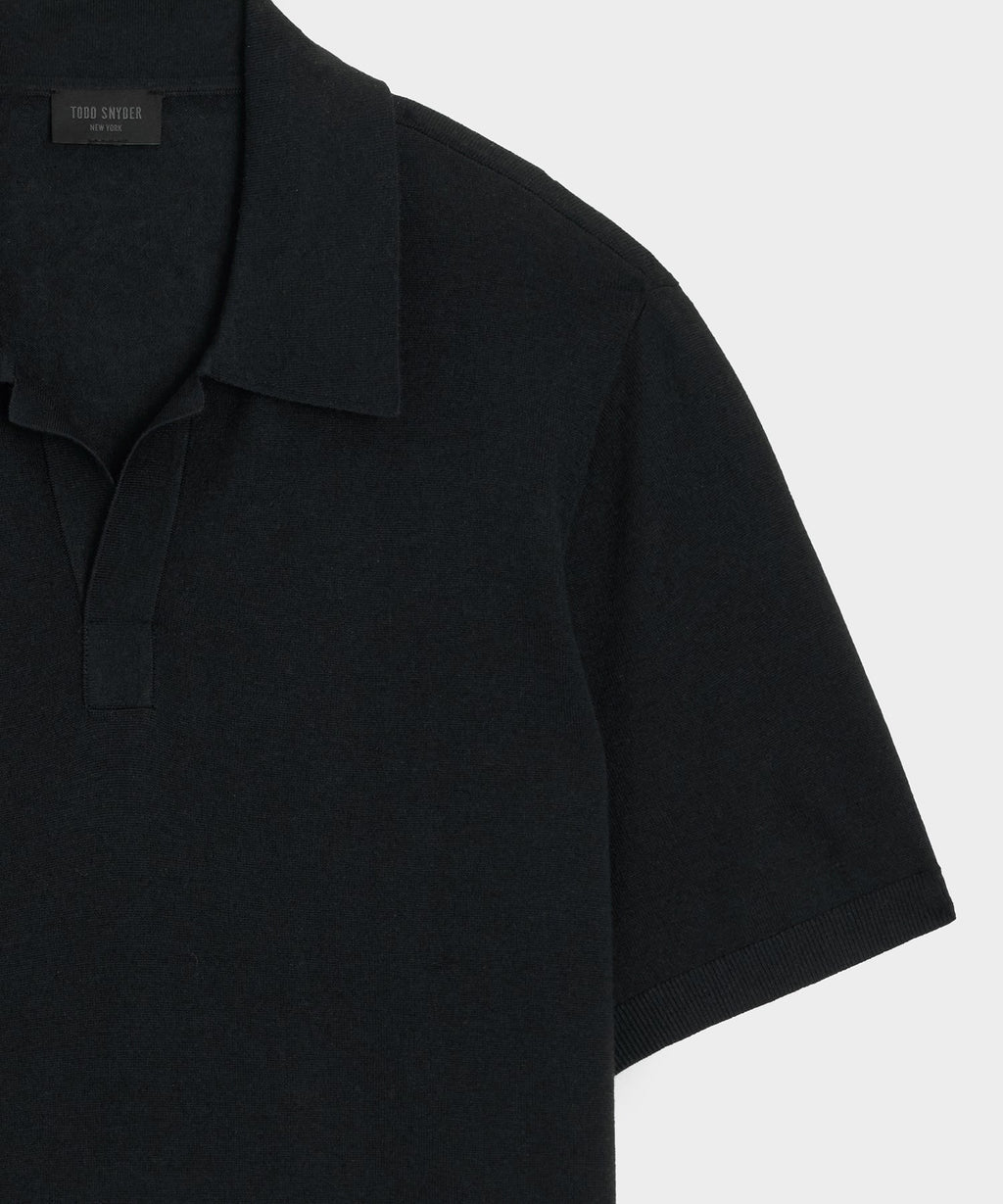 Silk-Cashmere Montauk Sweater Polo