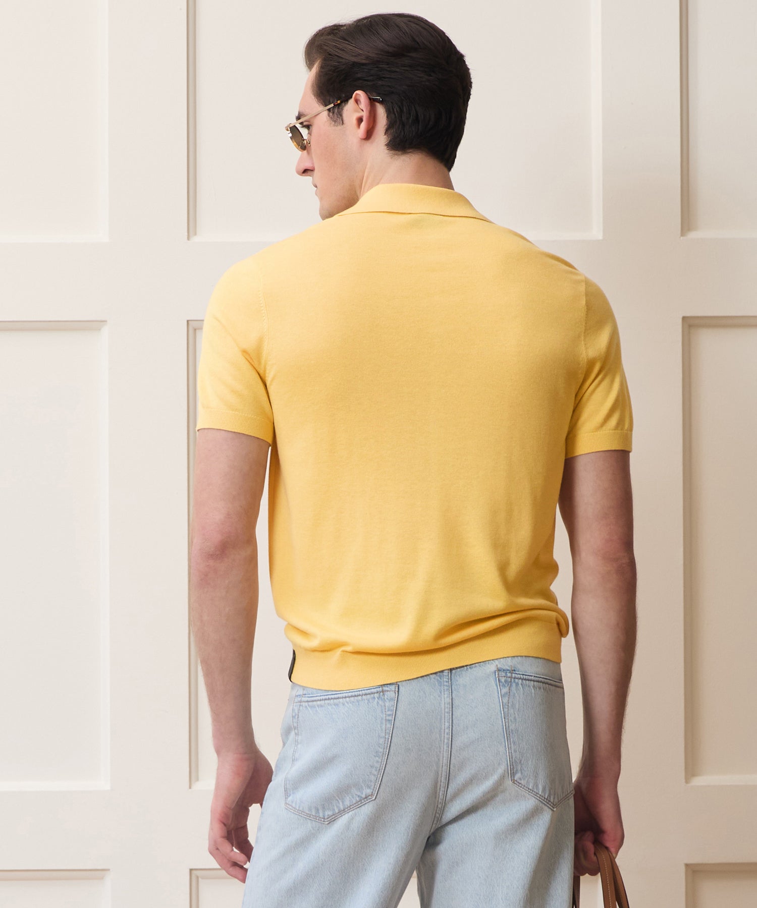 Silk-Cashmere Montauk Sweater Polo