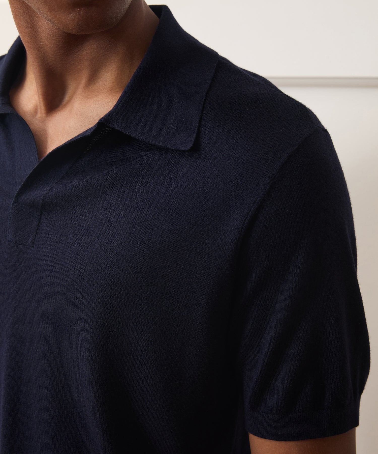 Silk-Cashmere Montauk Sweater Polo