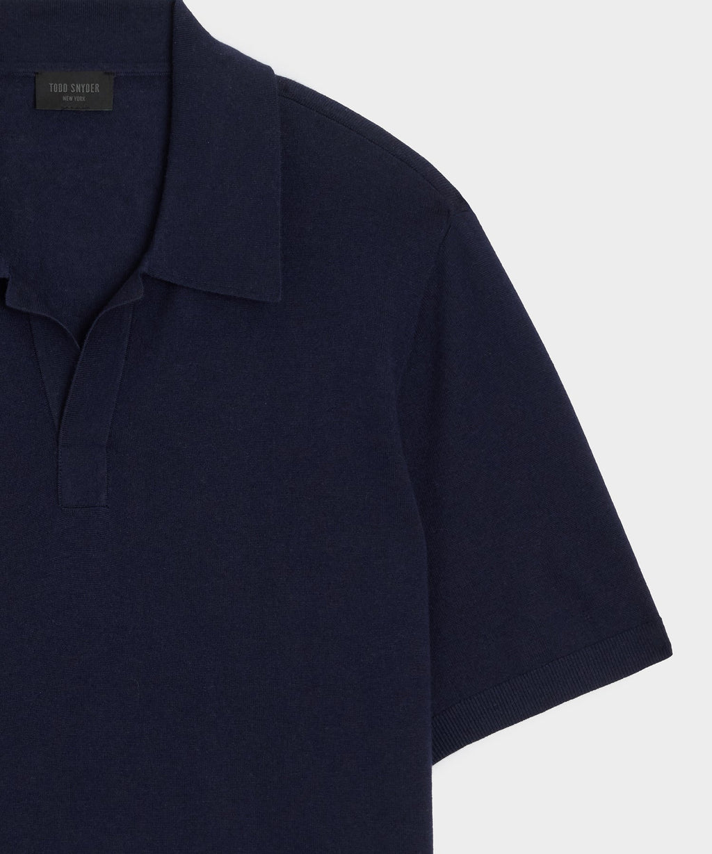 Silk-Cashmere Montauk Sweater Polo
