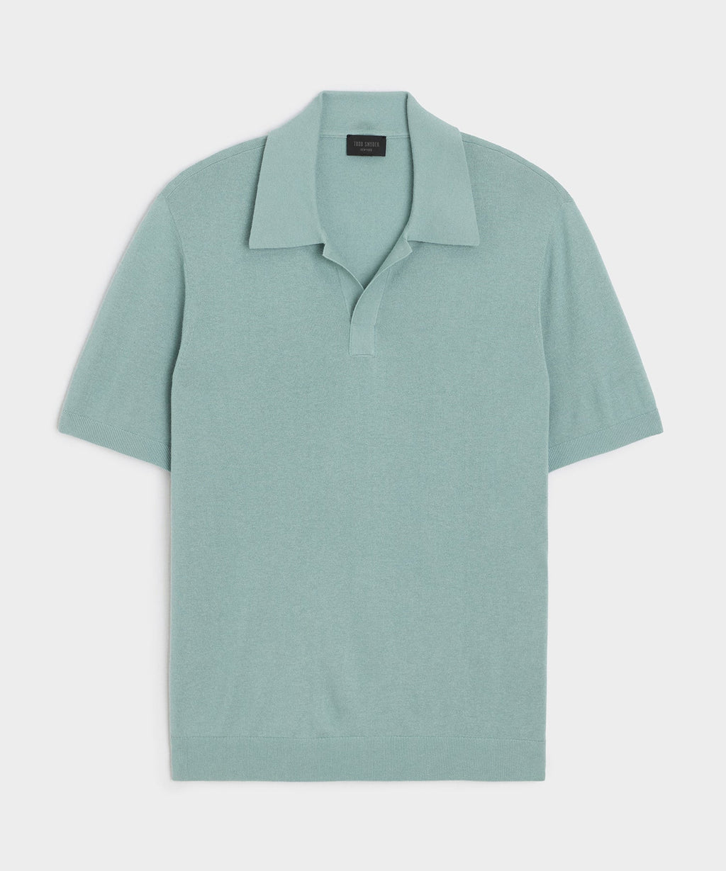 Silk-Cashmere Montauk Sweater Polo