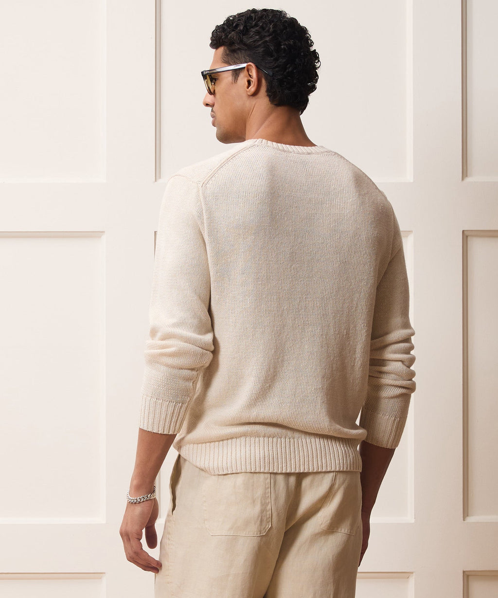 Linen Crewneck Sweater