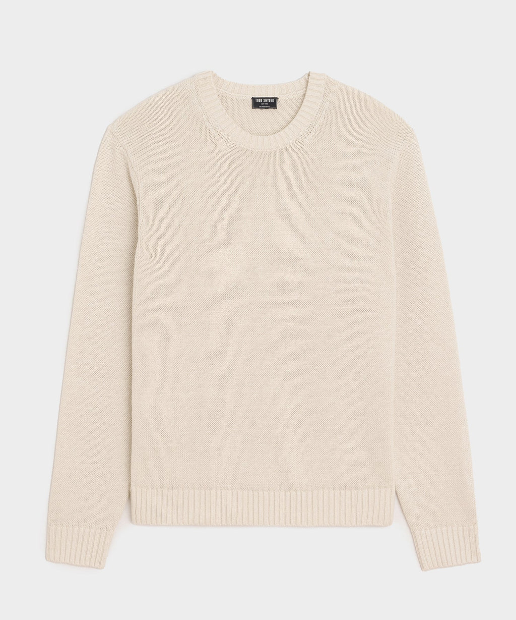Linen Crewneck Sweater
