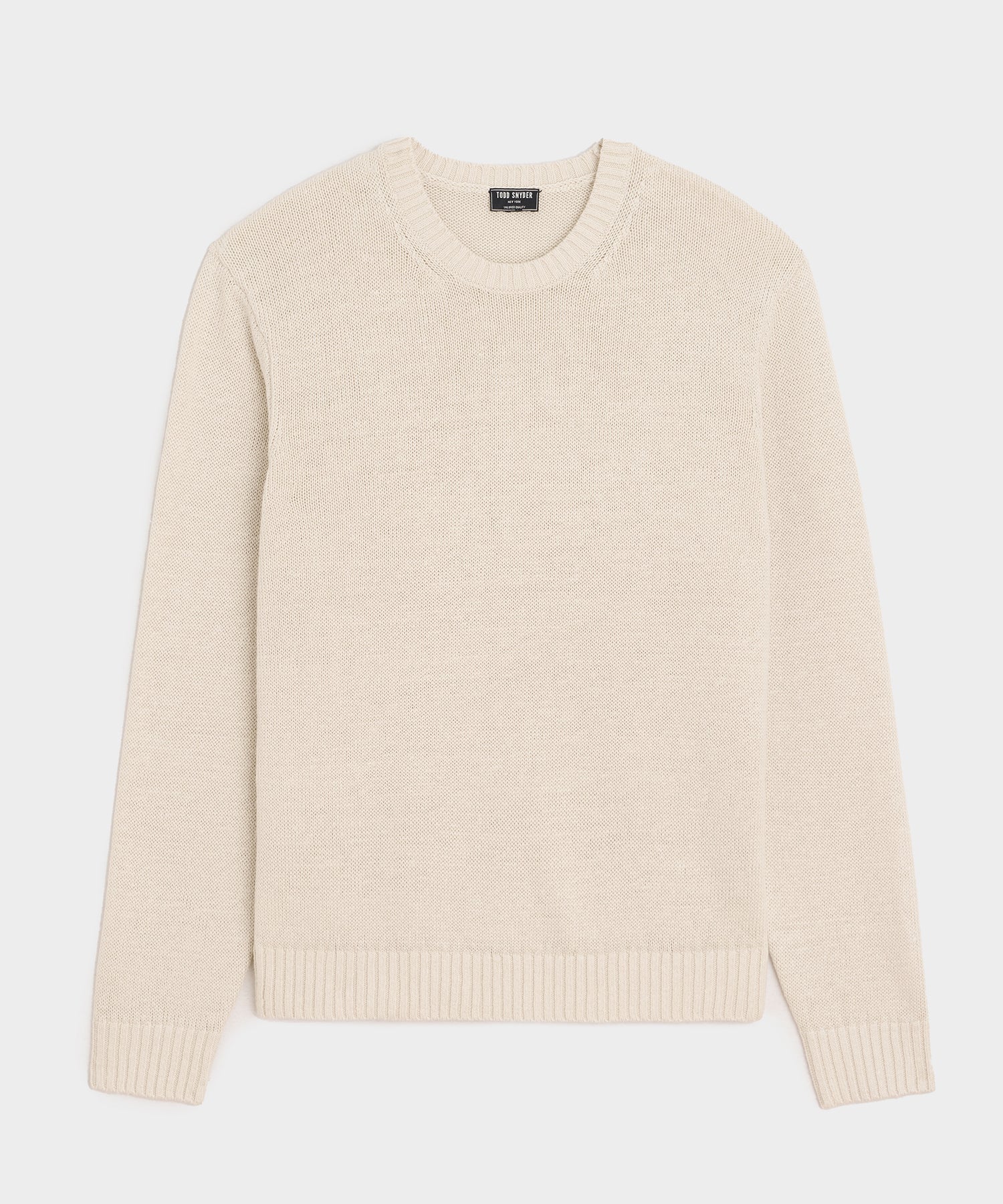 Linen Crewneck Sweater