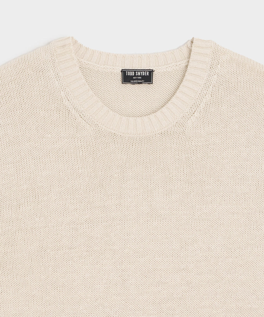 Linen Crewneck Sweater