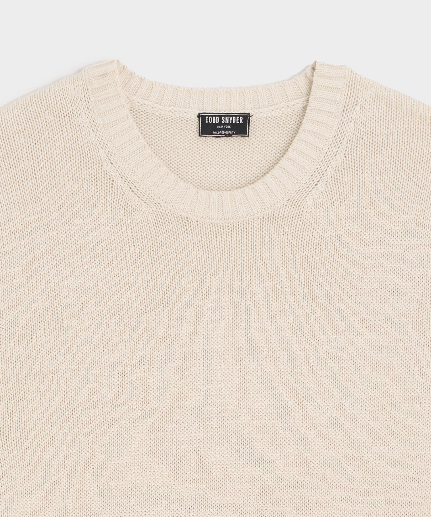 Linen Crewneck Sweater
