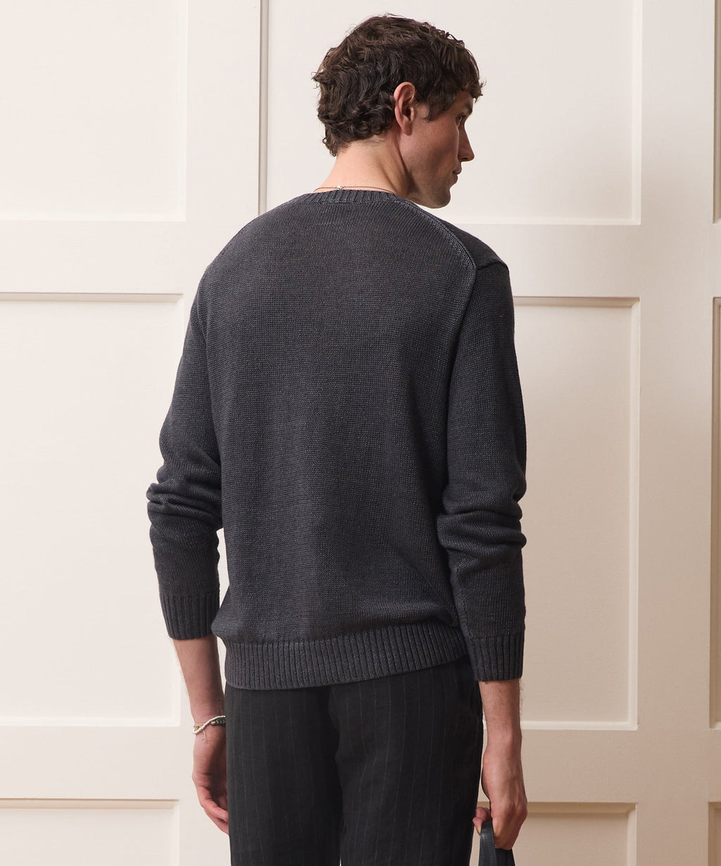 Linen Crewneck Sweater