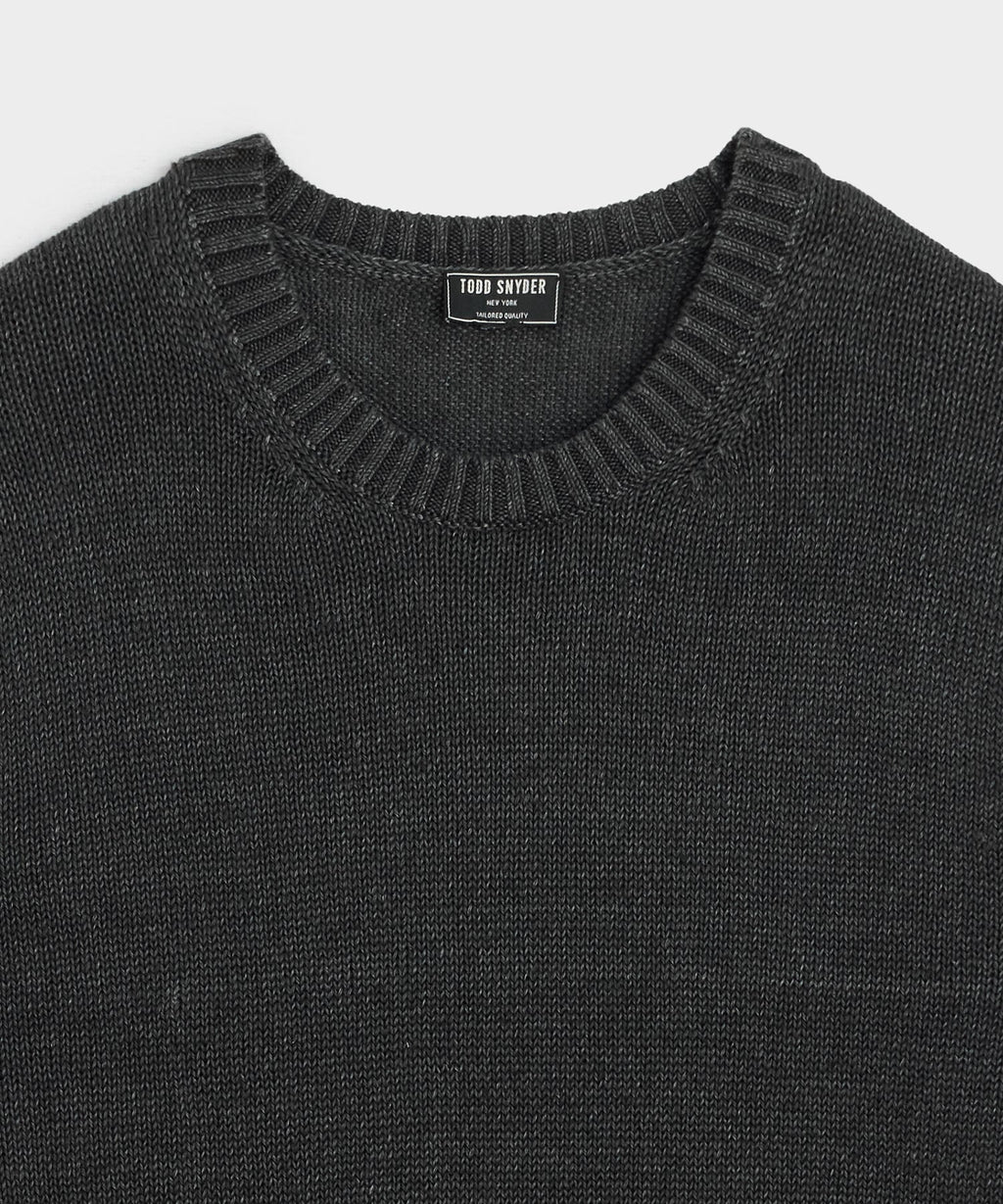 Linen Crewneck Sweater