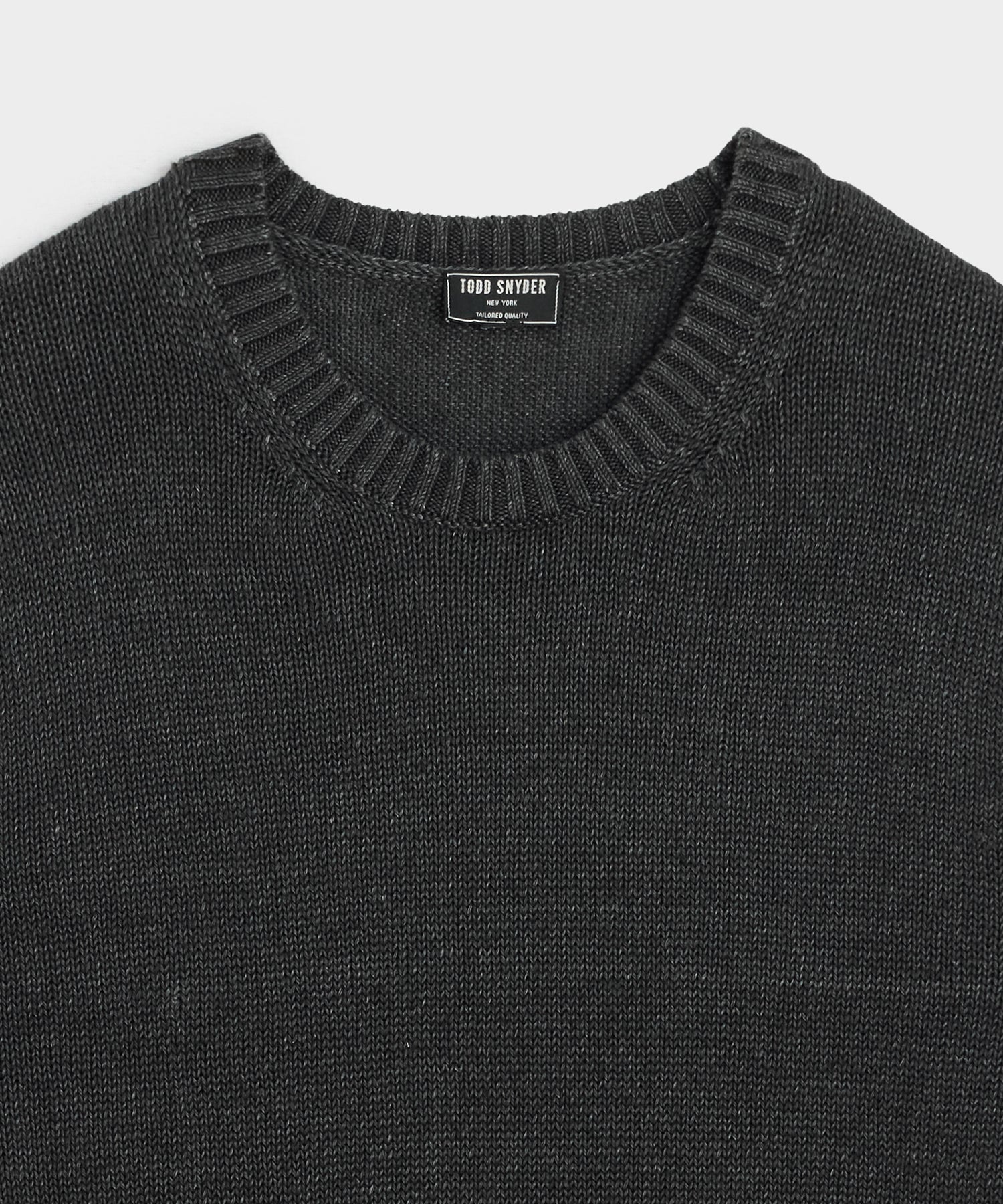 Linen Crewneck Sweater
