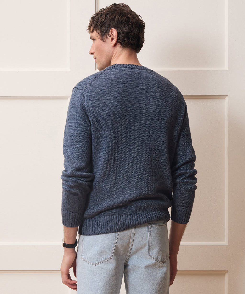 Linen Crewneck Sweater