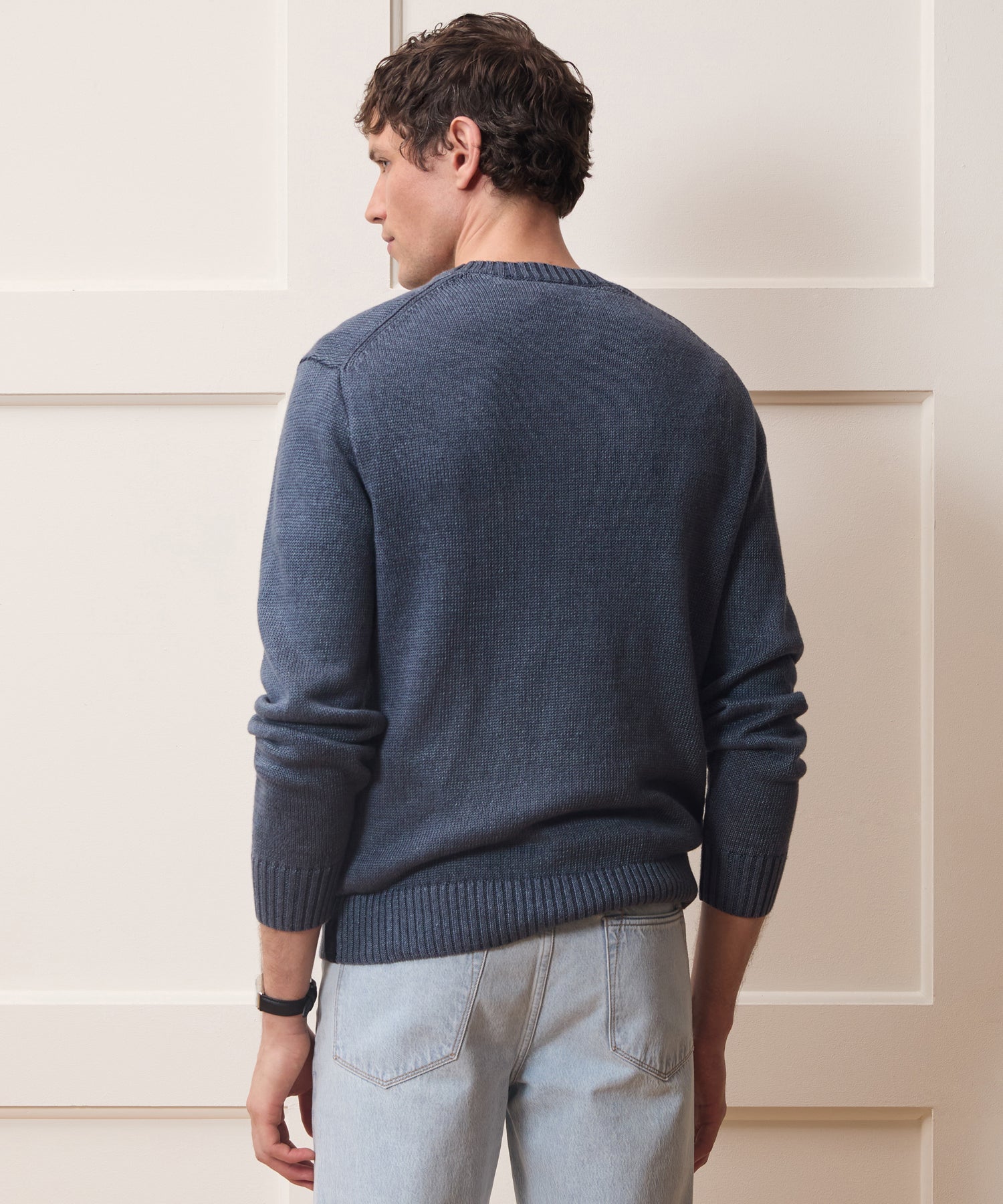 Linen Crewneck Sweater